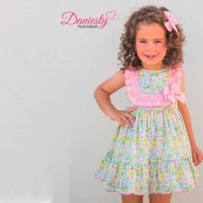 Vestido niña Daniesty estampado flores