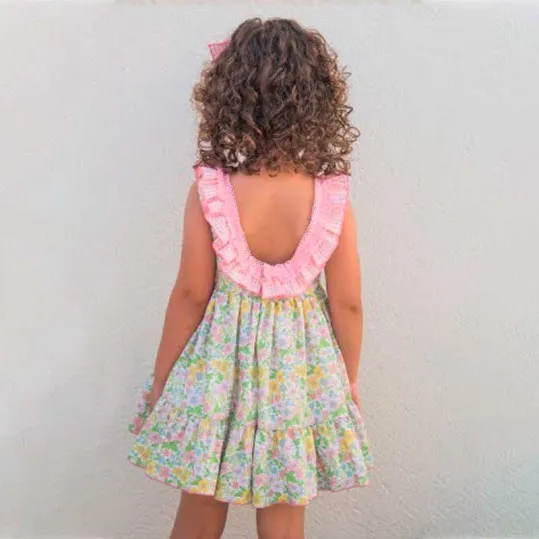 Vestido niña Daniesty estampado flores