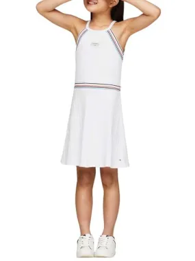 Vestido Tommy Hilfiger 1985 Sport Blanco Para Niña