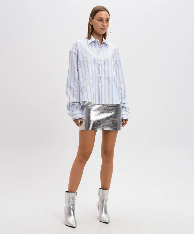 Vetements Blue striped shirt