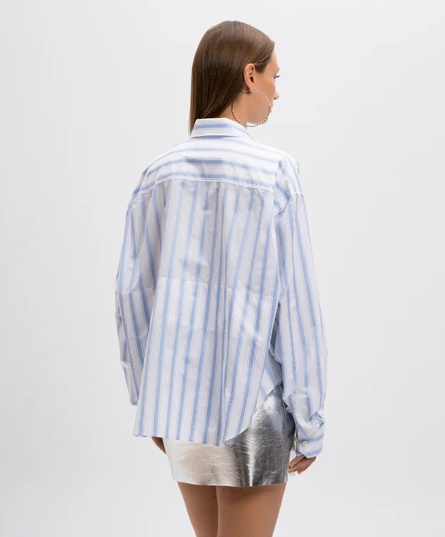 Vetements Blue striped shirt