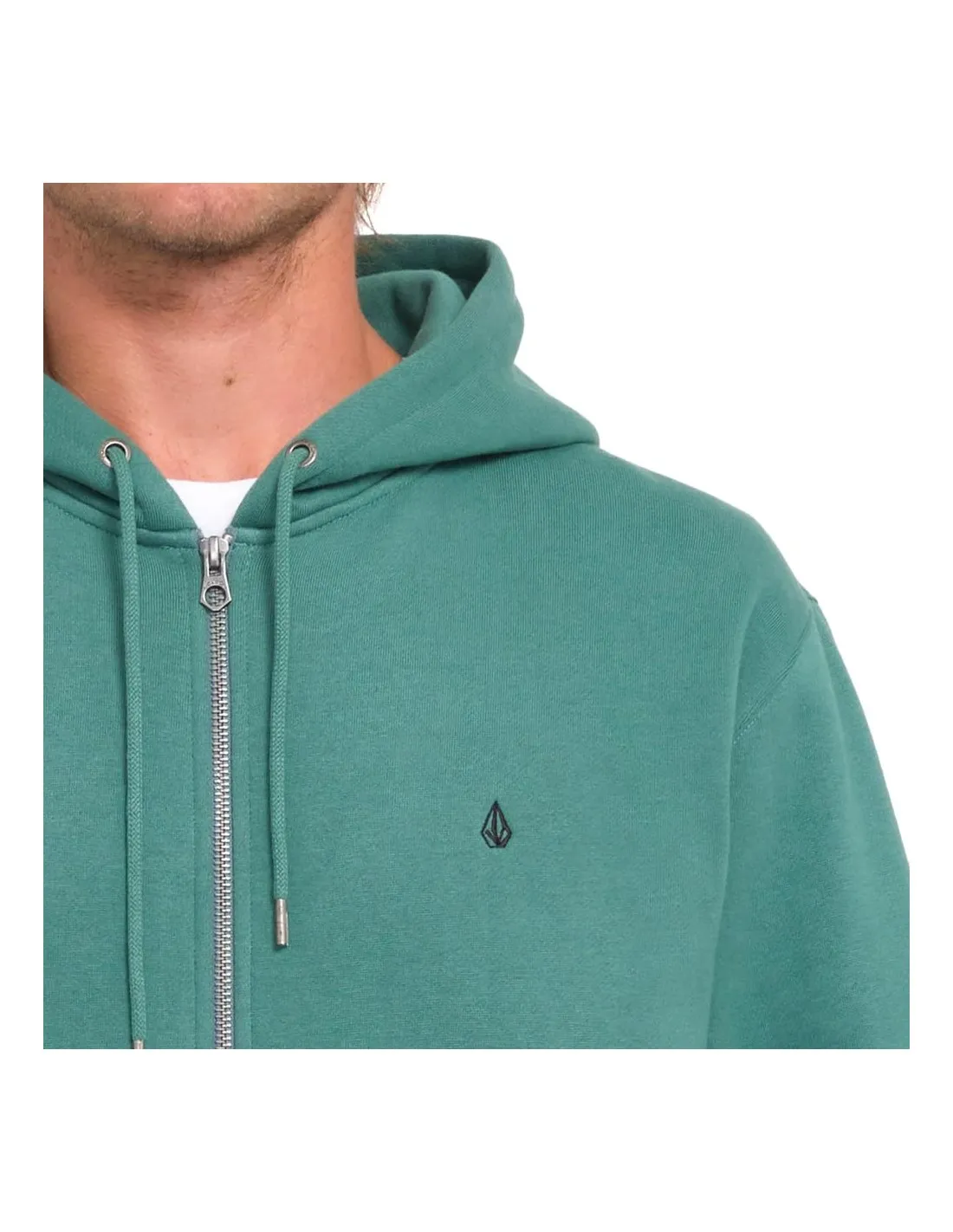 VOLCOM SINGLE STONE ZIP SEA GREEN