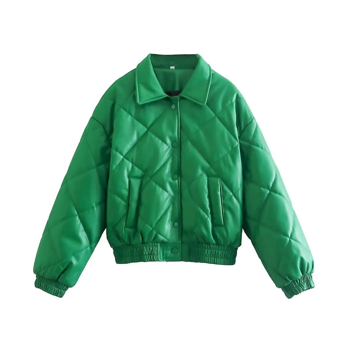 Women's Green Pu Imitation Leather