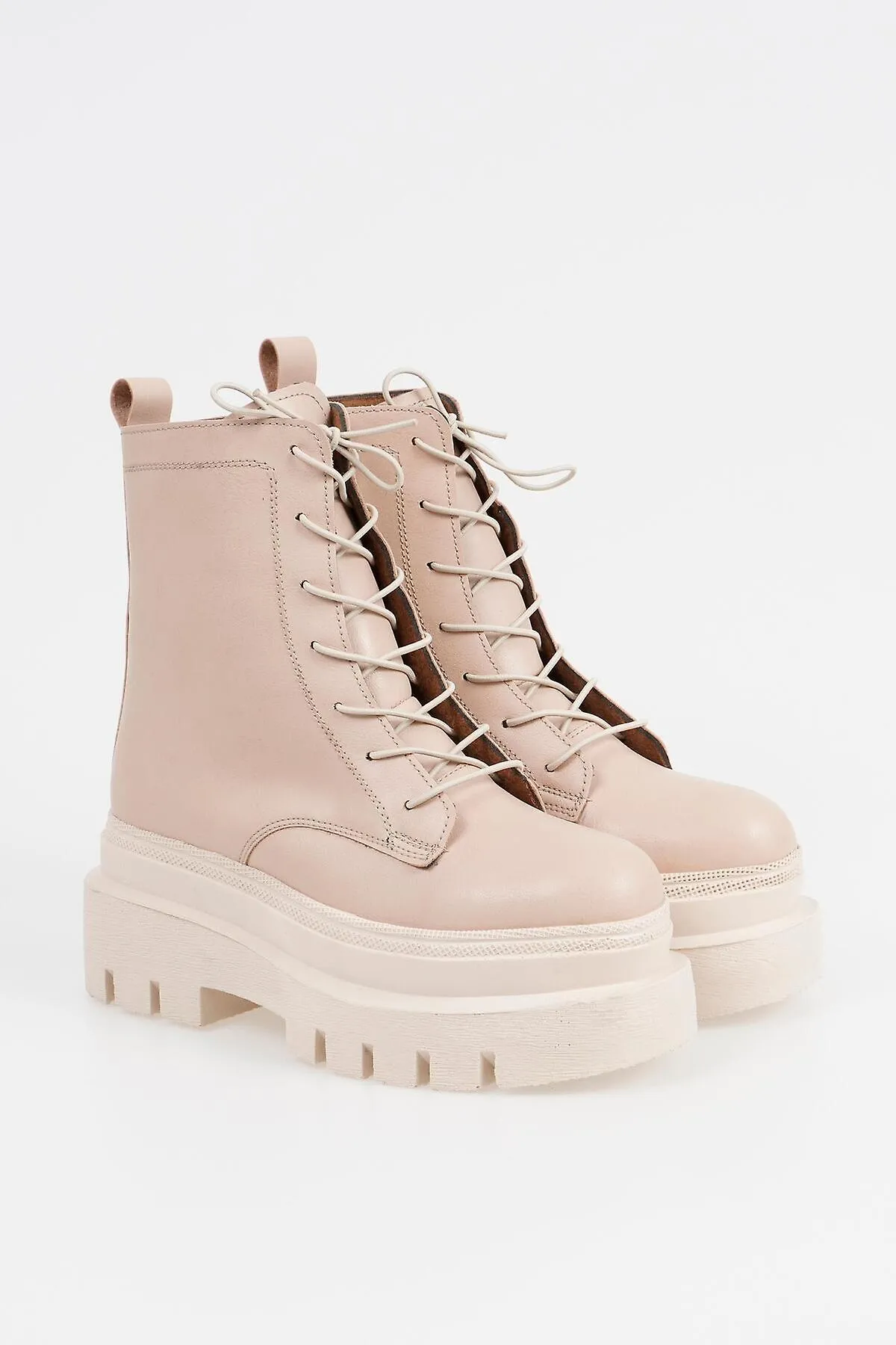 Women's Lace Up High Platform Shoes