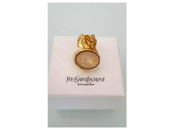 YVES SAINT LAURENT ANILLO YVES SAINTLAURENT DORADO 