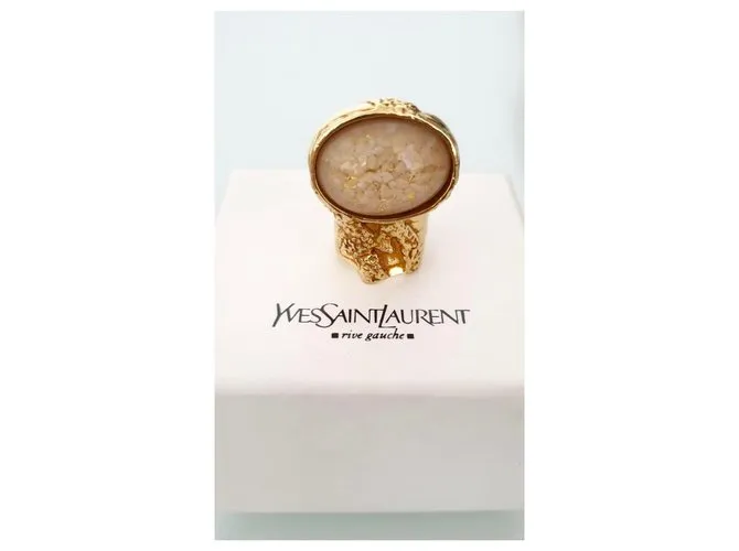 YVES SAINT LAURENT ANILLO YVES SAINTLAURENT DORADO 