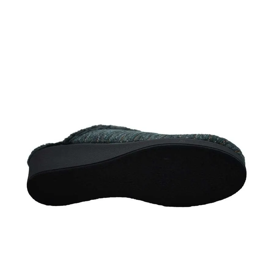 ZAPATILLA GARZÓN 1725.534 CÓMODA DE CASA PARA MUJER PANTUFLA GRIS OSCURO SIN BANDA 27356