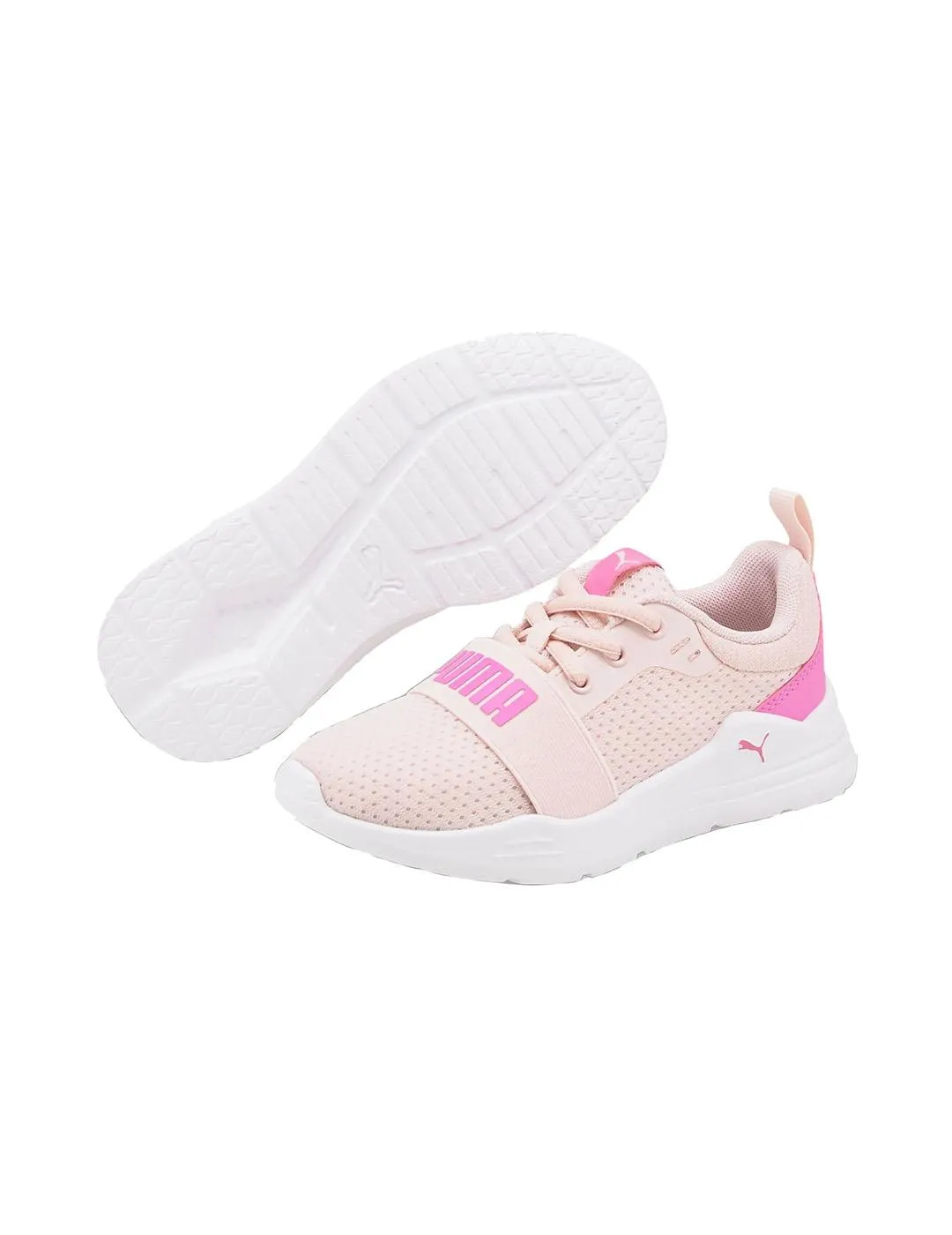 Zapatilla Niña Puma Wired Run Rosa