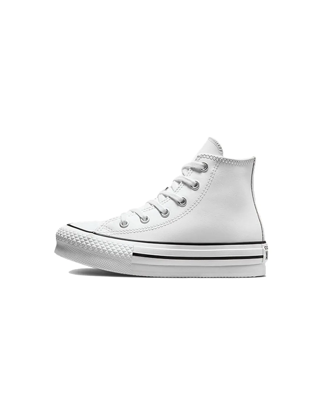 Zapatillas blancas Converse Chuck Taylor All Star EVA Lift Leather Niña