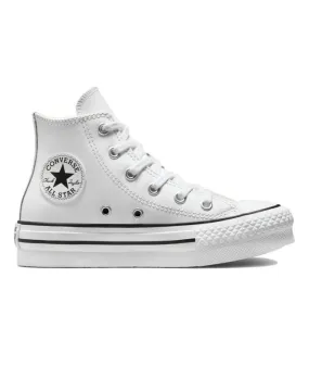 Zapatillas blancas Converse Chuck Taylor All Star EVA Lift Leather Niña