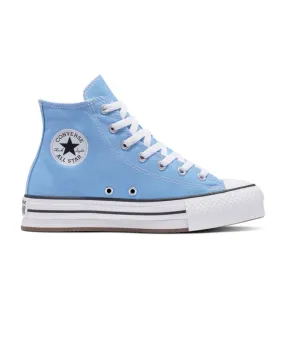 Zapatillas Converse Chuck Taylor All Star EVA Lift Hi Blue Niña