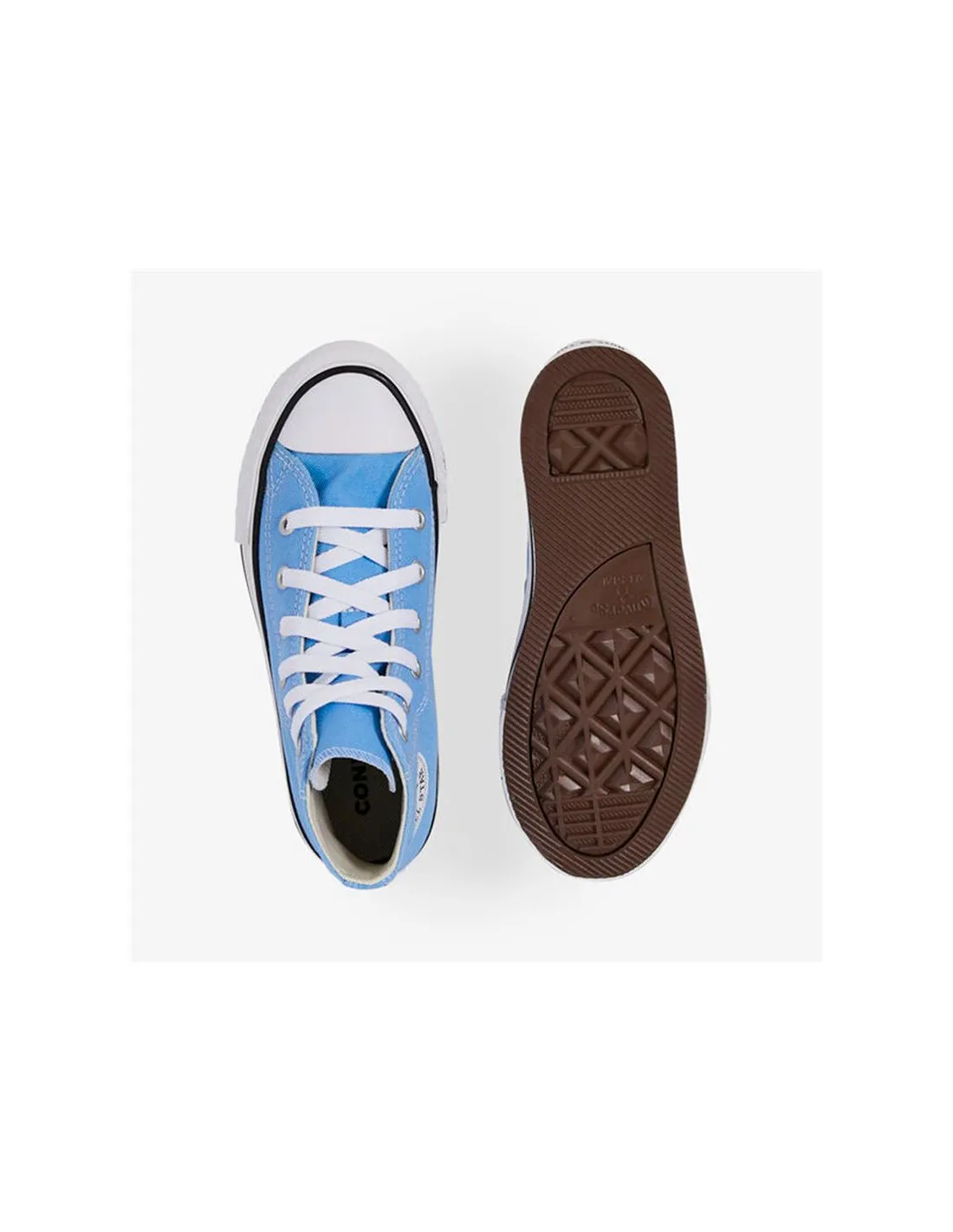 Zapatillas Converse Chuck Taylor All Star EVA Lift Hi Light Blue Niña