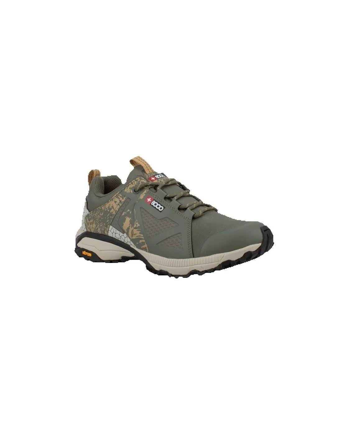 Zapatillas de Montaña +8000 Tabin 23V Kaki/Beige Hombre