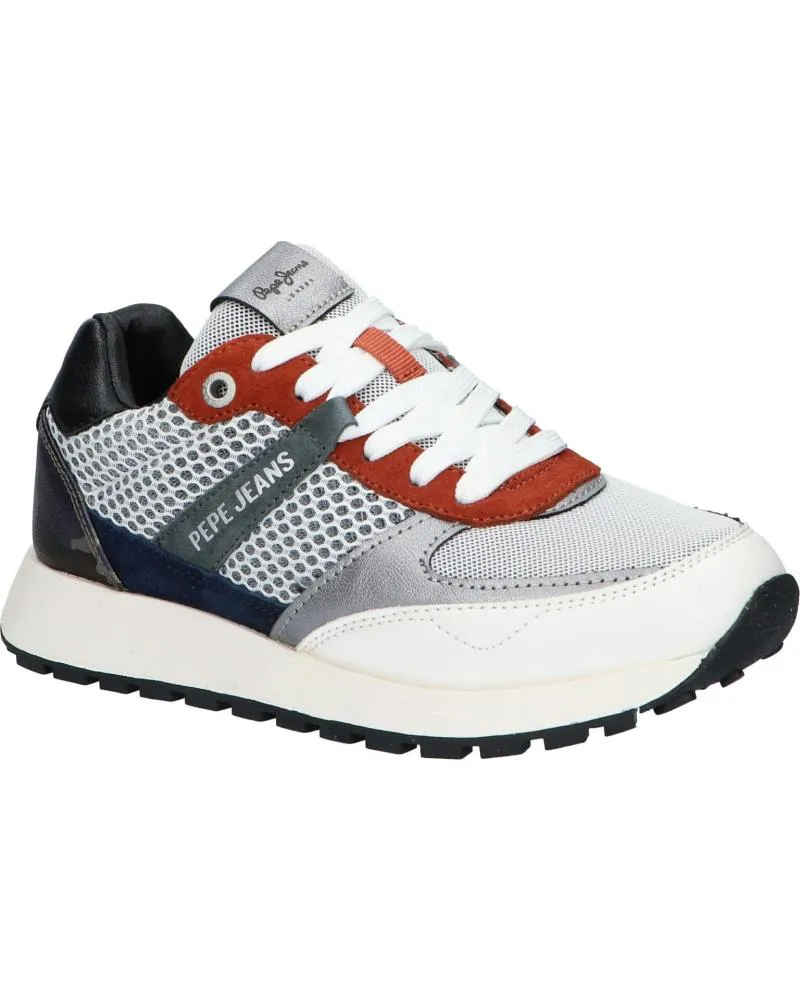 Zapatillas deporte de Mujer PEPE JEANS PLS31218 DEAN CAMU 814 ECRU