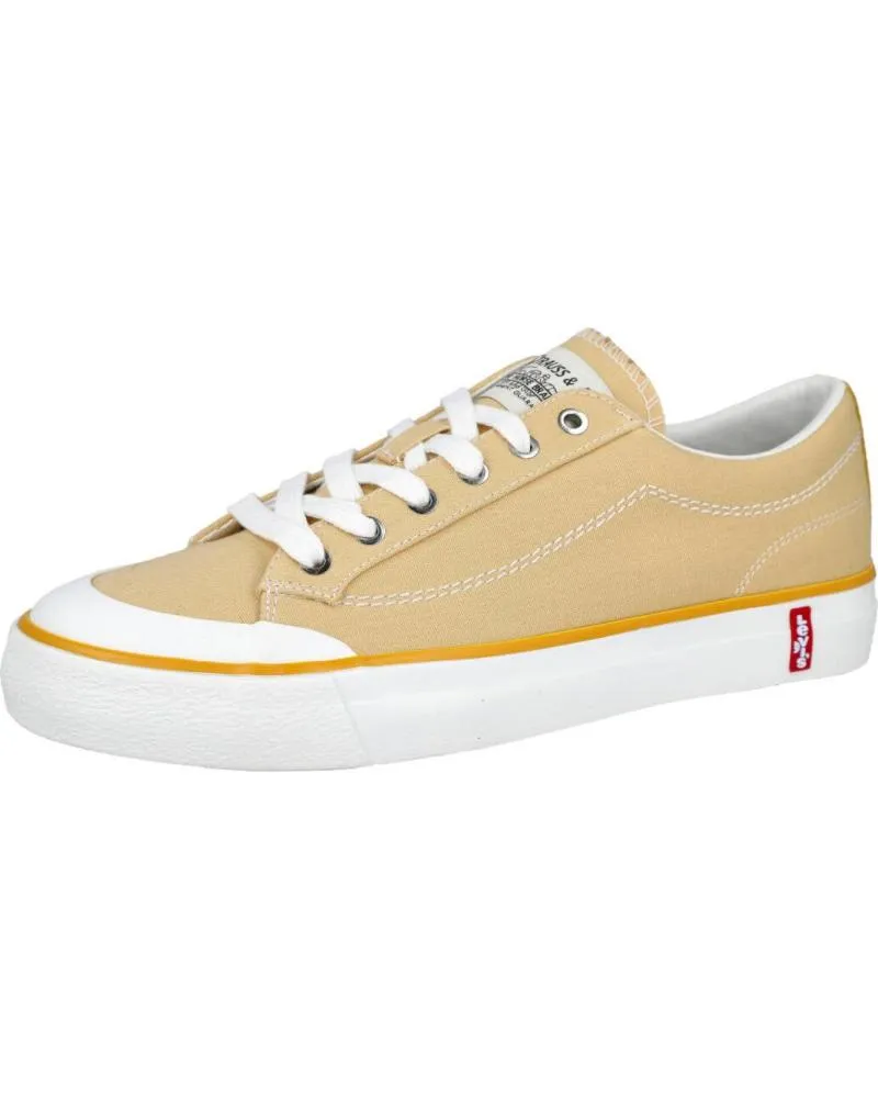 Zapatillas deporte LEVIS  de Hombre 235661-733-72 ZAPATILLAS DE LONA AMARILLAS PARA HOMBRE  AMARILLO