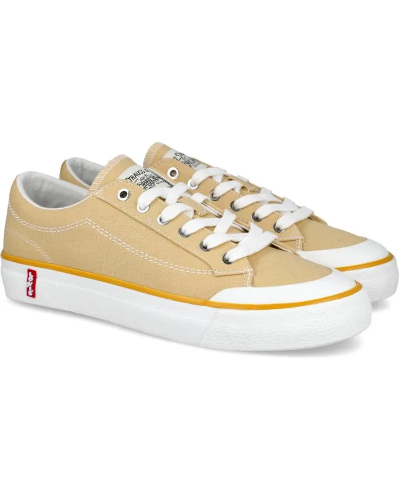 Zapatillas deporte LEVIS  de Hombre 235661-733-72 ZAPATILLAS DE LONA AMARILLAS PARA HOMBRE  AMARILLO