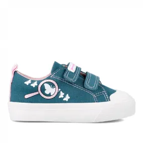 ZAPATILLAS LONA GARVALIN DE NIñA AZUL 242803A