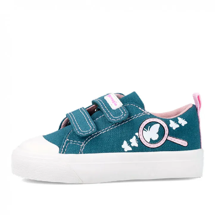 ZAPATILLAS LONA GARVALIN DE NIñA AZUL 242803A