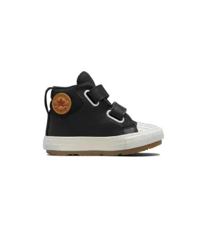 Zapatillas negras Converse Chuck Taylor All Star Berkshire 2V Leather Bebé