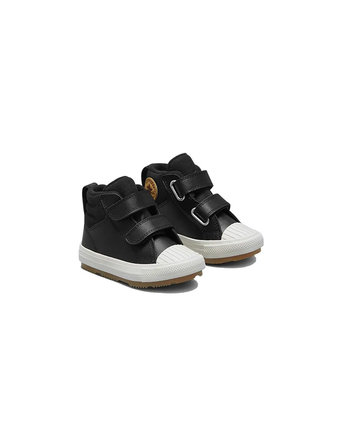 Zapatillas negras Converse Chuck Taylor All Star Berkshire 2V Leather Bebé