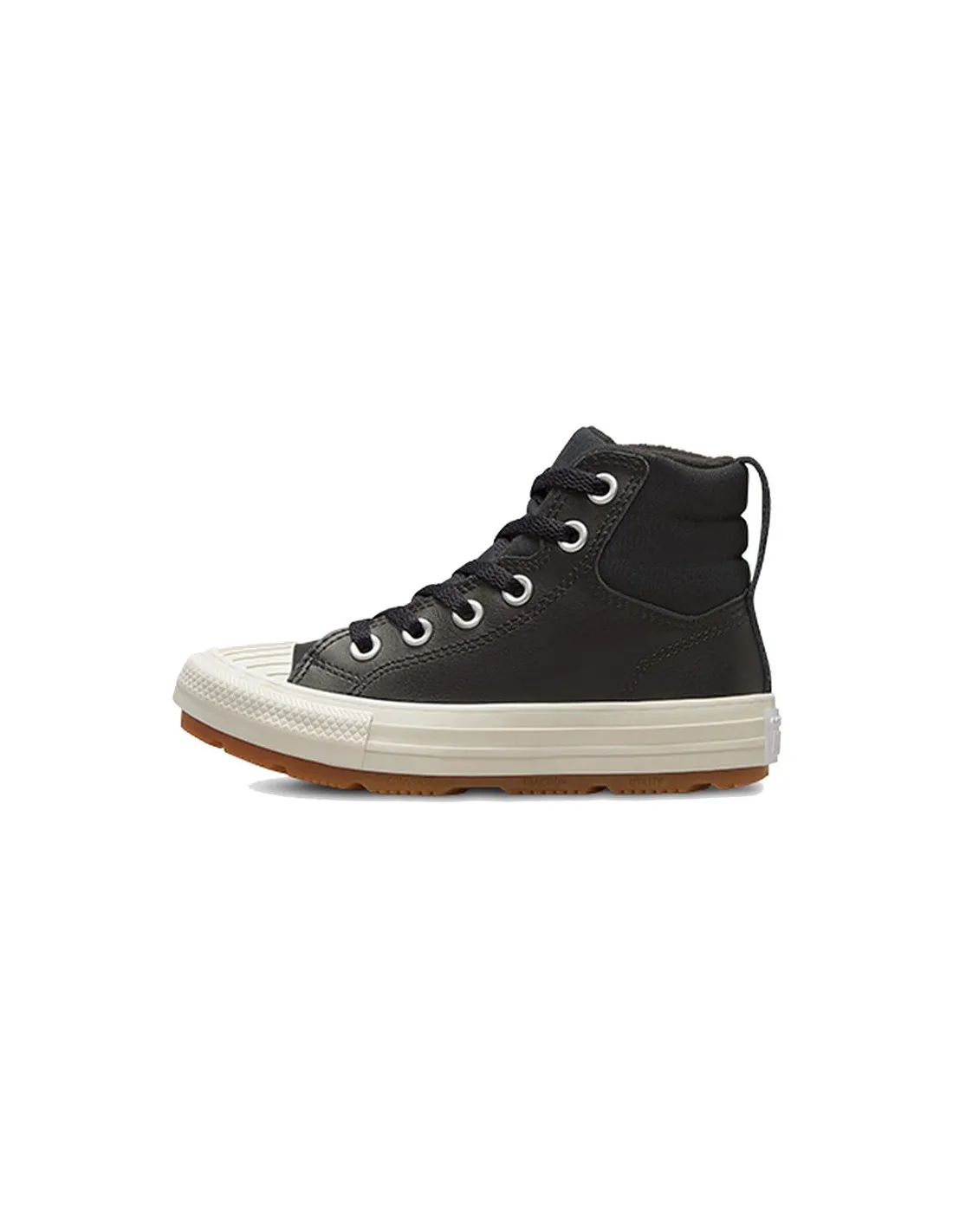 Zapatillas negras Converse Chuck Taylor All Star Berkshire Leather Niña