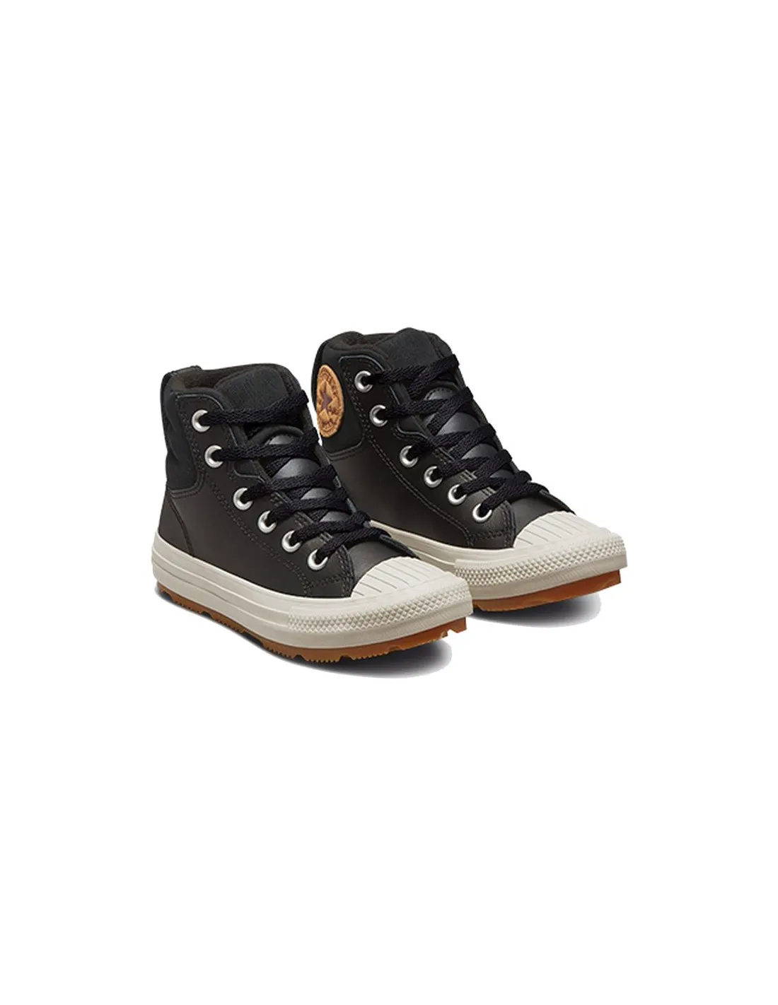 Zapatillas negras Converse Chuck Taylor All Star Berkshire Leather Niña