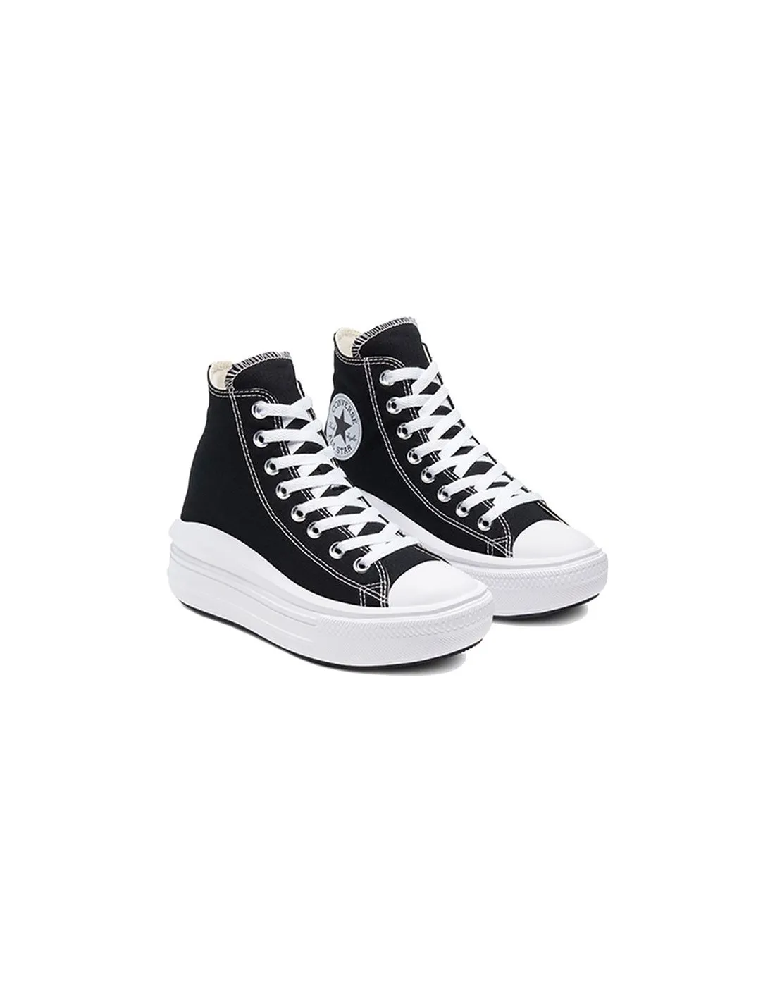 Zapatillas negras Converse Chuck Taylor All Star Move Platform Mujer