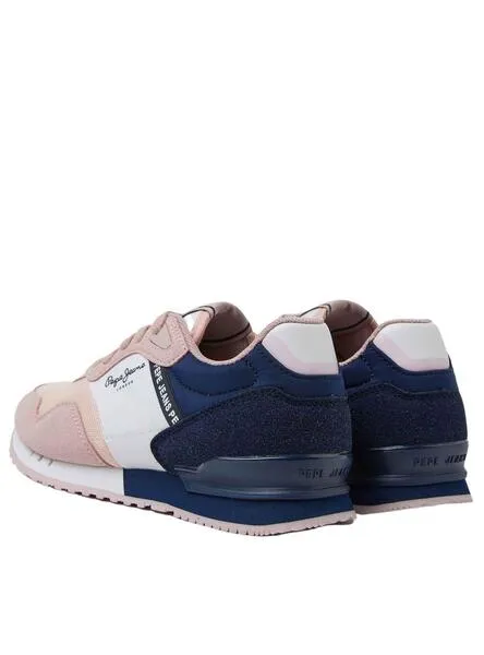 Zapatillas Pepe Jeans London Basic Rosa para Niña