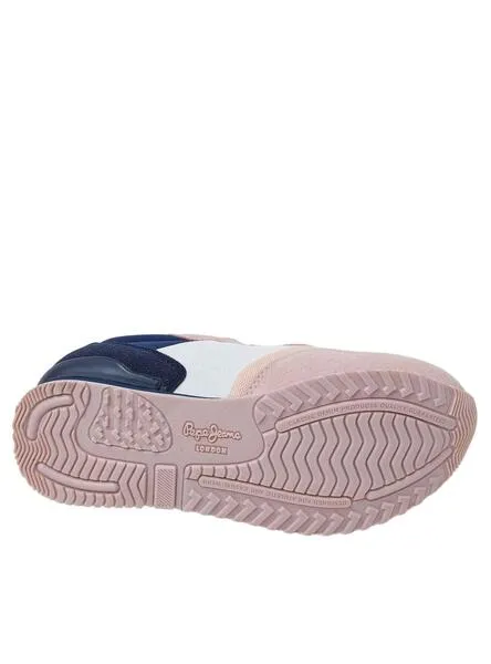 Zapatillas Pepe Jeans London Basic Rosa para Niña