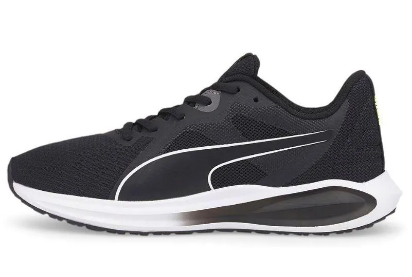 Zapatillas Puma Twitch Runner Jr Negro/Blanco