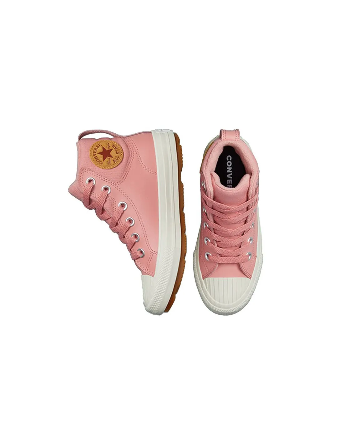 Zapatillas rosas Converse Chuck Taylor All Star Berkshire Leather Niña