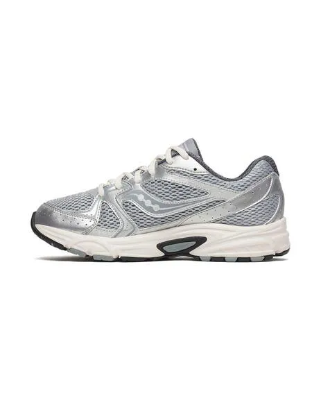 Zapatillas saucony ride millennium gris plata de mujer