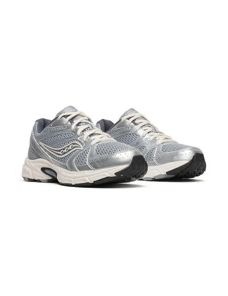 Zapatillas saucony ride millennium gris plata de mujer