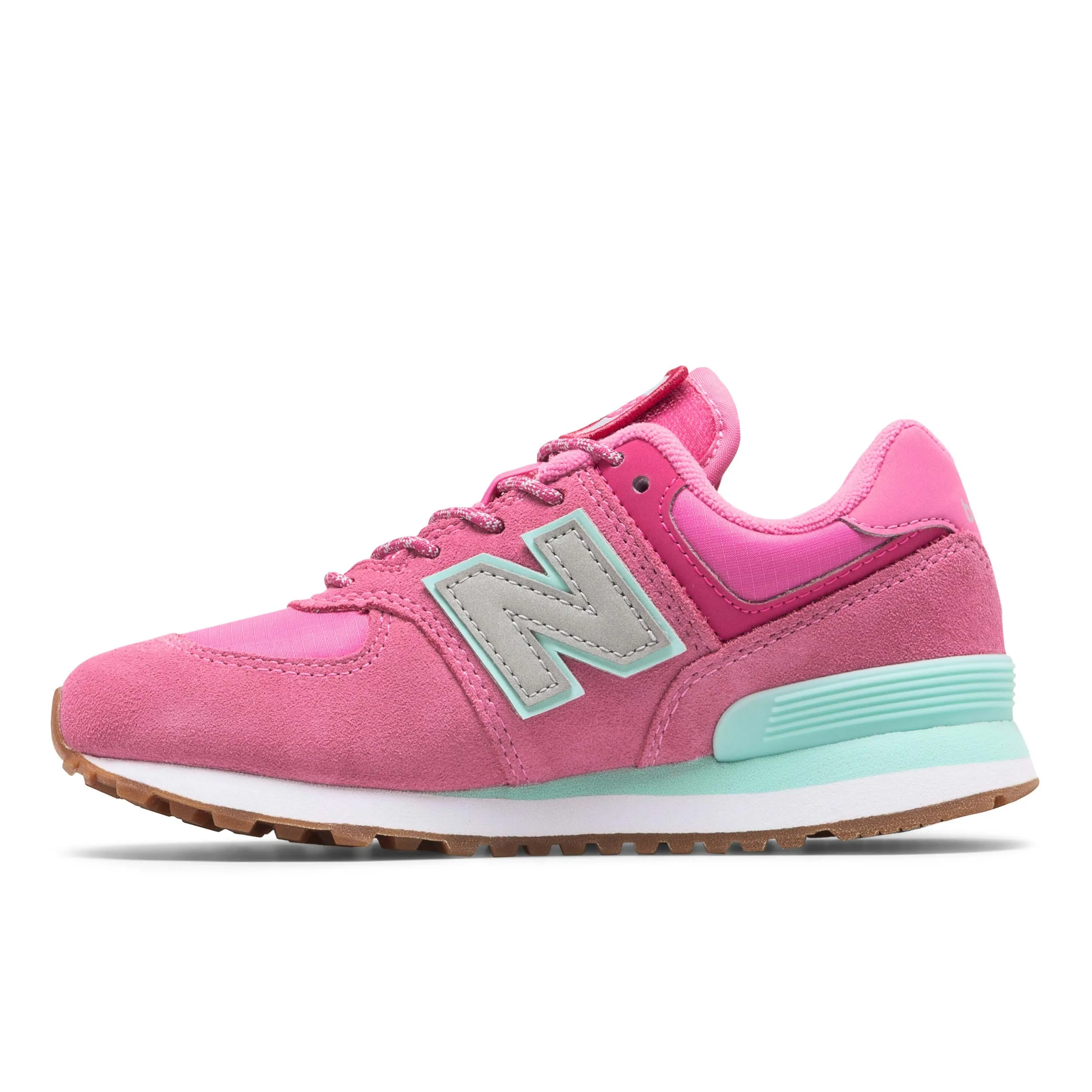 Zapatillas Urbanas Niña New Balance 574 Rosada